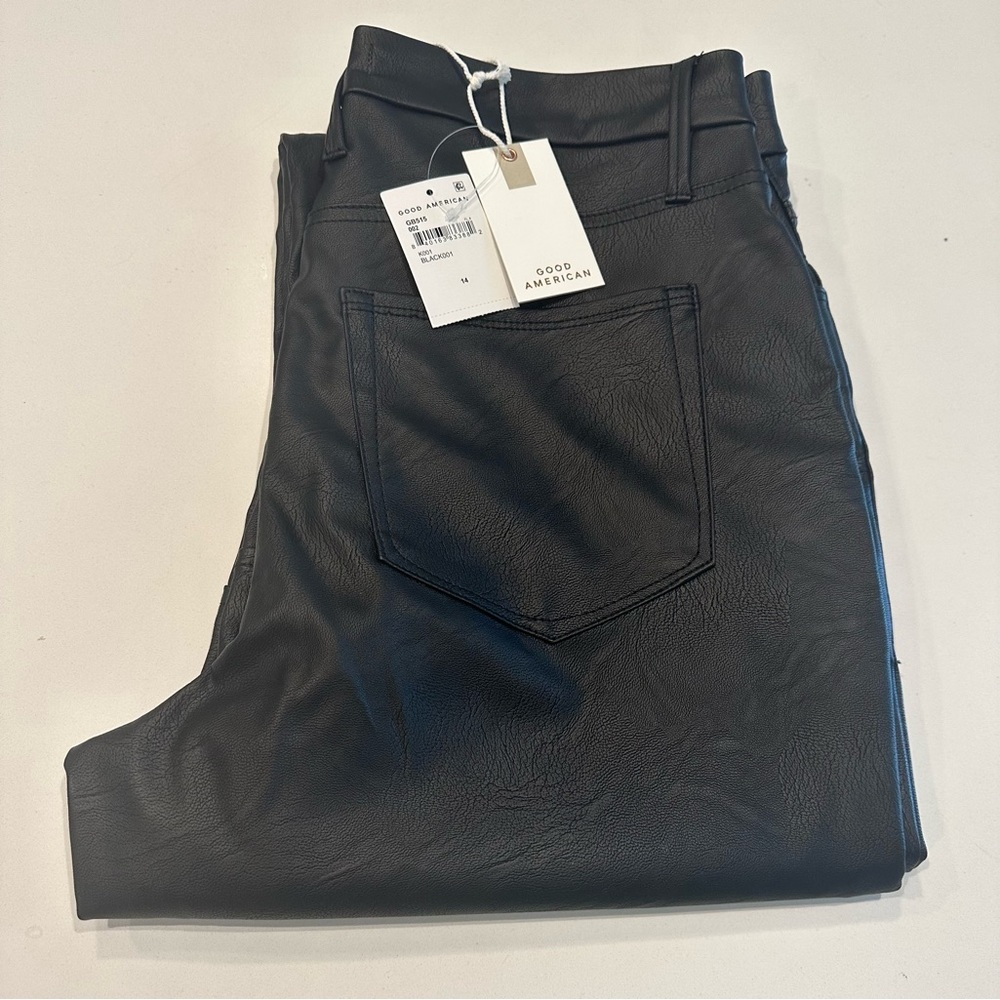 Good American leather pants